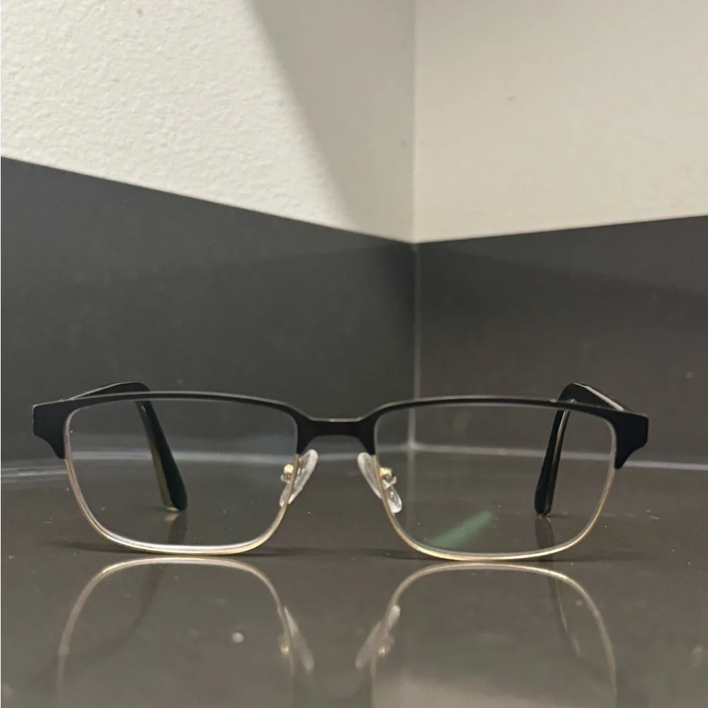 Gucci GG0383O Black/Gold/Green/Red Rectangle Eyeglasses Frames 58-17-145 Men’s